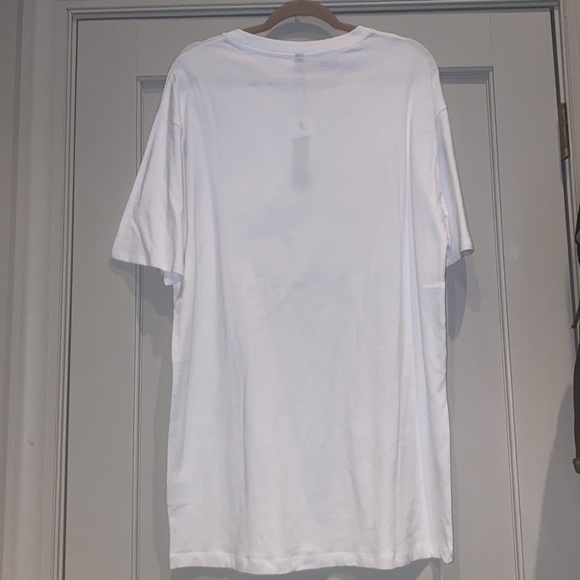 NWT White Oversized NYC T Shirt / Dress - Picture 5 of 7